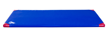 Materac gimnastyczny 200 x 120 x 5 cm PVC T120 niebieski