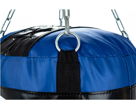 Młodzieżowy zestaw bokserski treningowy 100 x 35 cm niebieski + rękawice + mocowanie