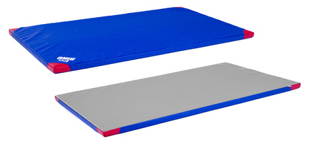 Materac gimnastyczny 200 x 120 x 5 cm PVC T120 + antypoślizgowy niebieski
