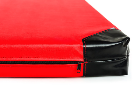 Pokrowiec na materac gimnastyczny 200 x 120 x 5 cm PVC czerwony