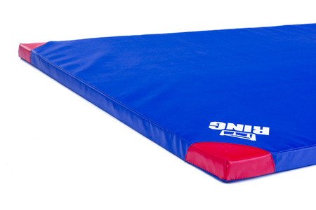 Materac gimnastyczny 200 x 120 x 5 cm PVC T120 + antypoślizgowy niebieski