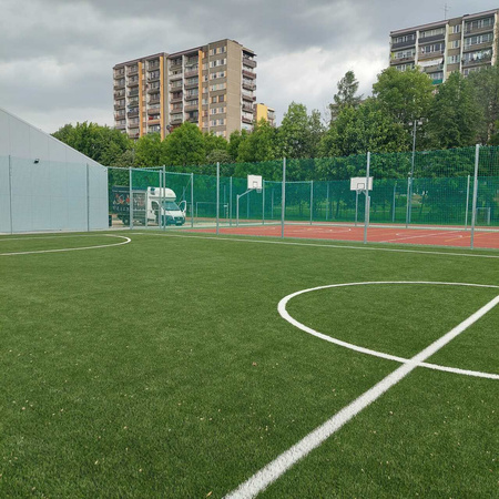 Piłkochwyt 4m stalowy cynkowany