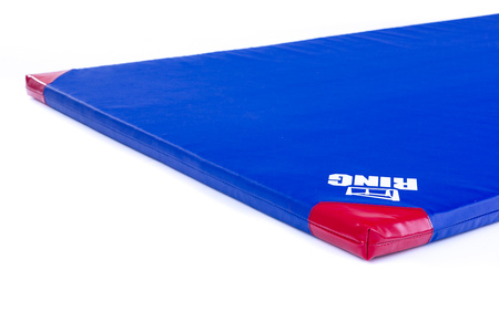 Materac gimnastyczny 200 x 120 x 5 cm PVC T120 niebieski