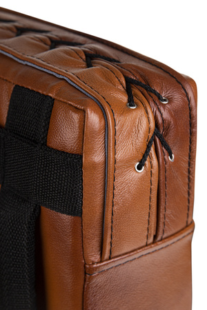 Tarcza profilowana 60 x 30 x 15 cm skóra skórzana brązowa