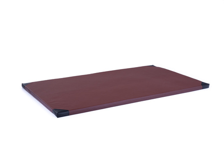 Materac gimnastyczny 200 x 120 x 5 cm skaj R90 brązowy