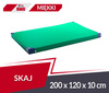 Materac gimnastyczny 200 x 120 x 10 cm skaj R60 zielony