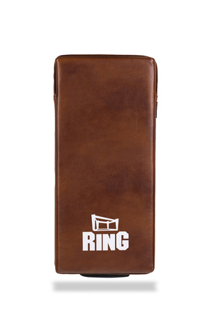 duża tarcza prosta 75 x 35 x 15 cm skóra brązowa