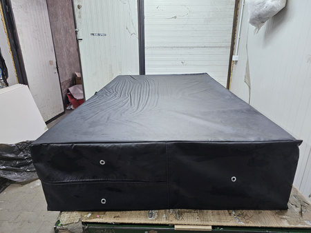 Materac zeskokowy 200 x 120 x 40 cm komorowy PVC