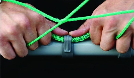 Zaczep zaczepy do siatki bramki szary zapinka obejma 50 szt.