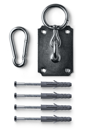 Młodzieżowy zestaw bokserski treningowy 100 x 35 cm niebieski + rękawice + mocowanie