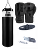 Pusty zestaw worek bokserski Kolos 130 x 45 cm biały + rękawice Force + mocowanie owalne