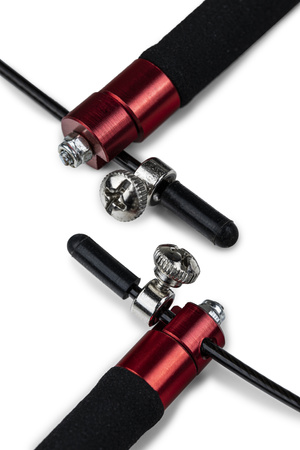 Skakanka regulowana metalowa Speed z łożyskiem żyłka