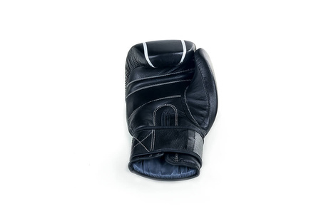 Rękawice bokserskie skórzane Competition Black