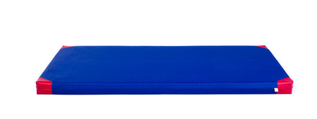 Materac gimnastyczny 200 x 120 x 10 cm skaj R60 niebieski