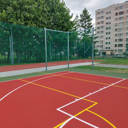 Piłkochwyt 4m stalowy cynkowany