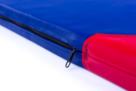 Pokrowiec na materac gimnastyczny 200 x 120 x 10 cm skaj niebieski