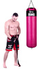 Worek bokserski Super 120 x 35 cm 25 kg różowy