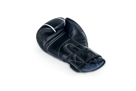 Rękawice bokserskie skórzane Competition Black