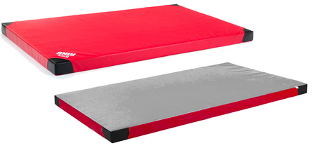 Materac PVC 200 x 120 x 10, twardszy R90 + antypoślizgowy czerwony
