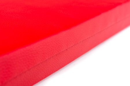 Pokrowiec na materac gimnastyczny 200 x 120 x 10 cm skaj czerwony