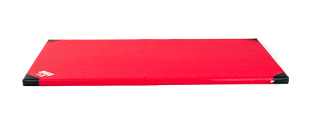 Materac gimnastyczny 200 x 120 x 5 cm PVC T120 + antypoślizgowy czerwony