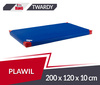 Materac gimnastyczny 200 x 120 x 10 cm PVC R90 niebieski