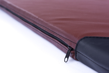 Materac gimnastyczny 200 x 120 x 5 cm skaj R90 brązowy