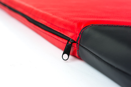 Pokrowiec na materac gimnastyczny 200 x 120 x 5 cm skaj czerwony