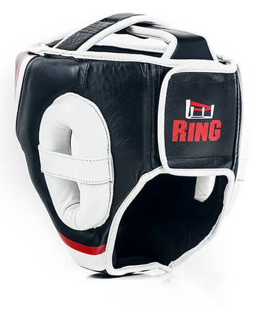 Kask bokserski sparingowy skórzany
