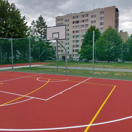 Piłkochwyt 4m stalowy cynkowany