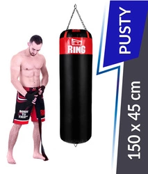 Worek bokserski Kolos 150 x 45 cm pusty czerwony