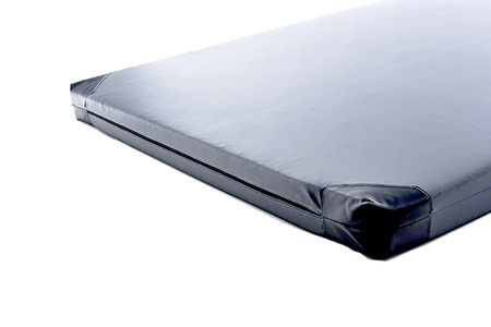 Materac gimnastyczny 200 x 120 x 10 cm PVC R60 SZARY