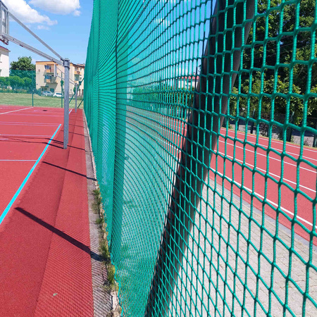 Piłkochwyt 6m stalowy cynkowany lakierowany