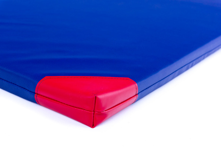 Materac gimnastyczny 200 x 120 x 5 cm skaj R90 niebieski