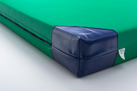 Materac gimnastyczny 200 x 120 x 10 cm skaj R60 zielony