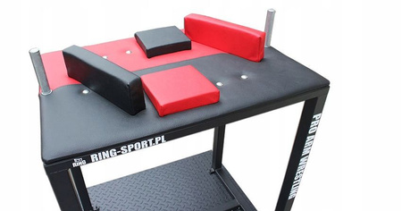 Stół do armwrestlingu spawany skóra syntetyczna