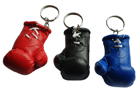 Brelok do kluczy rękawice bokserskie RING czarny