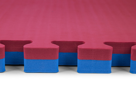 RING Mata puzzle Premium 100 x 100 x 4 cm czerwono - niebieska