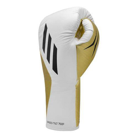 Rękawice bokserskie Adidas Speed TILT 750 biały/złoty