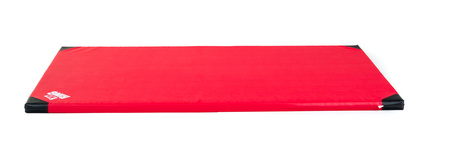 Materac gimnastyczny 200 x 120 x 5 cm PVC T120 czerwony