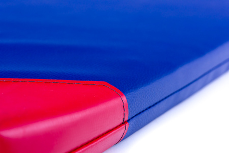 Materac gimnastyczny 200 x 120 x 5 cm skaj R90 niebieski