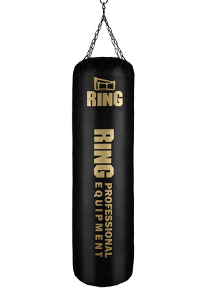 Worek bokserski 160 x 40 cm 50 kg złote logo