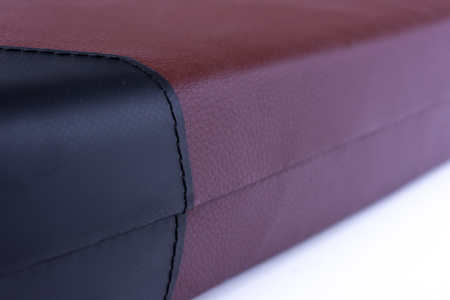 Materac gimnastyczny 200 x 120 x 10 cm skaj R60 brązowy