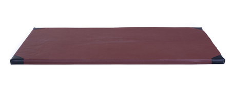 Materac gimnastyczny 200 x 120 x 5 cm skaj R90 brązowy