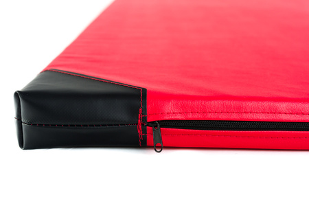 Materac gimnastyczny 200 x 120 x 5 cm PVC T120 + antypoślizgowy czerwony