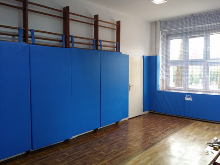 Materac ochronny - Osłony zabezpieczające na ścianę osłona ścienna 200 x 100 x 5 cm