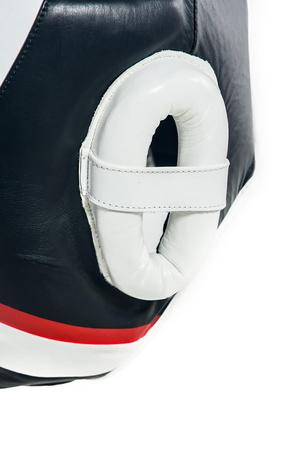 Kask bokserski sparingowy skórzany