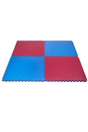 RING Mata puzzle Premium 100 x 100 x 4 cm czerwono - niebieska