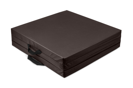 Materac składany 195 x 90 x 5 cm brązowy