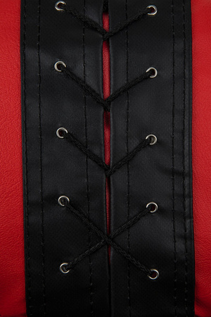 Worek bokserski dziecięcy czerwony 80 x 30 cm 10 kg